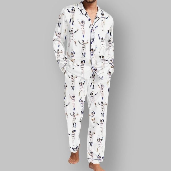 Men’s Dodgers Baseball Pajama Set
