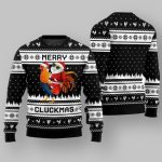 Merry Cluckmas Chicken Ugly Christmas Sweater