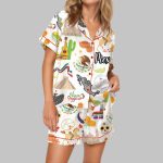 Mexico Culture Satin Pajama Set