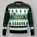 Mickeys Fine Malt Liquor Ugly Christmas Sweater