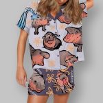 Moo Deng Pajama Set