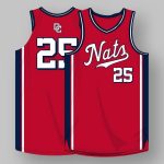 Nationals Nats Basketball Jersey 2025 Giveaway