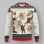 Nine Ladies Dancing Sexy Ugly Christmas Sweater