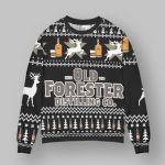 Old Forester Bourbon Whiskey Ugly Christmas Sweater