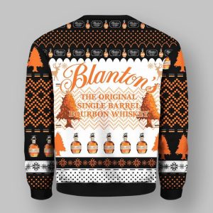 Blanton's Bourbon Whiskey Ugly Christmas Sweater