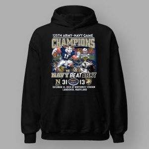 125th Army Navy Game Champions Navy Beat Army Shirt