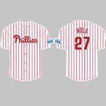 Phillies Independence Blue Cross Aaron Nola Jersey 2025 Giveaway