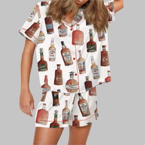 Kentucky Bourbon Satin Pajama Set