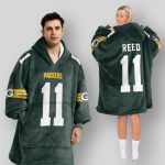 Reed Green Bay Football Unisex Blanket Hoodie