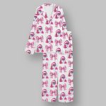 Retro Santa Christmas Blowing Bubble Pajama Set