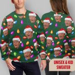 Santa Trump Light Ugly Christmas Sweater