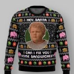 Thurman Merman Hey Santa Can i Fix You Some Sandwiches Ugly Christmas Sweater