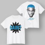 Amon-Ra St Brown Blue Hair Signature Shirt