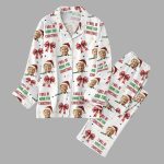 Trump Coquette Bow I Will Be Home For Christmas Pajama Set