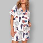 Trump Dance USA Glasses Pajama Set