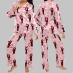 Trump Dancing Heart Kiss Valentine Pajama Set