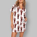 Trump Santa Dancing Christmas Pajamas Set