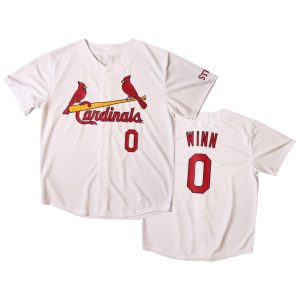 Cardinals Replica Masyn Winn Home White Jersey 2025 Giveaway