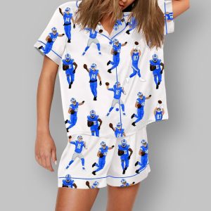 Detroit Lion Football Pajama Set