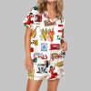Western Cowgirl Coquette Satin Pajama Set