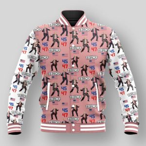 Trump Dancing 45 47 Baseball Jacket