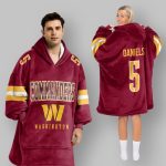 Washington Football Daniels Unisex Blanket Hoodie