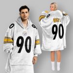 Watt Pittsburgh Football Unisex Blanket Hoodie