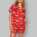 Women's Chiefs Football Pajama Set