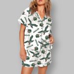 Women's Eagles Football Print Pajama Set