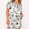 Vintage Coca Cola Ice Cold Art Print Pajama Set
