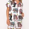 Pink Coquette Moo Deng Satin Pajama Set Pink Coquette Moo Deng Satin Pajama Set