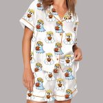Women's Trump Pumpkin Ghost Pajama Set