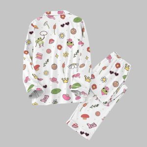 Fun And Cozy Frog Pajamas Set