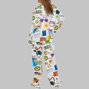 Global Travel Satin Pajama Set