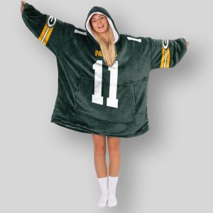 Reed Green Bay Football Unisex Blanket Hoodie 1 Reed Green Bay Football Unisex Blanket Hoodie