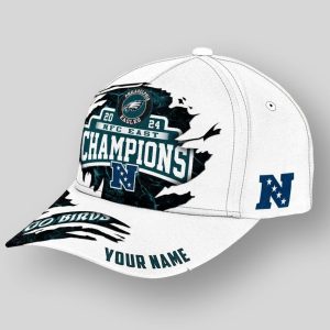 Personalized Eagles Go Birds 2024 NFC East Champions Classic Cap 2 Personalized Eagles Go Birds 2024 NFC East Champions Classic Cap