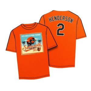 Orioles Spring Training Henderson T Shirt 2025 Giveaway