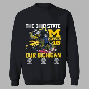 The Ohio State Go Blue B1g Our Bichigan Shirt