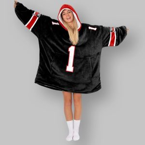 1 Georgia Football Unisex Blanket Hoodie 4 1 Georgia Football Unisex Blanket Hoodie