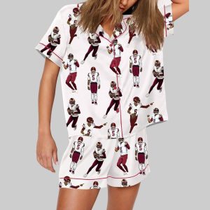 Washington Commanders Jayden Daniels Pajama Set 2 Washington Commanders Jayden Daniels Pajama Set