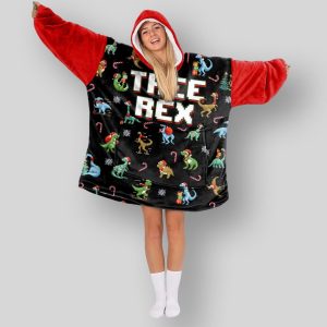 Tree Rex Unisex Blanket Hoodie