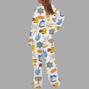 Hanukkah Satin Pajama Set