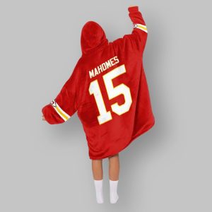 Mahomes 15 Ready To Roll Kansas City Football Unisex Blanket Hoodie 2 Mahomes 15 Ready To Roll Kansas City Football Unisex Blanket Hoodie