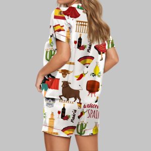 Spain Travel Europe Pajama Set
