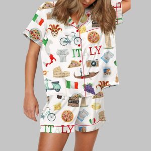 Italy Roma Travel Pajama Set