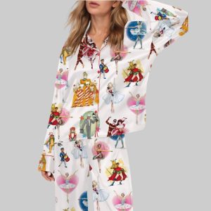 In My Nutcracker Mom Era Satin Pajama Set