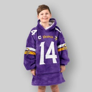 Darnold Vikings Football Unisex Blanket Hoodie 1 Darnold Vikings Football Unisex Blanket Hoodie