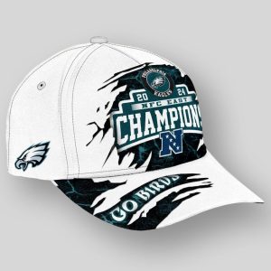 Personalized Eagles Go Birds 2024 NFC East Champions Classic Cap 1 Personalized Eagles Go Birds 2024 NFC East Champions Classic Cap