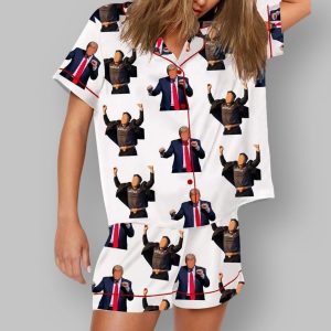 Trump Elon Musk Dancing Pajamas Set