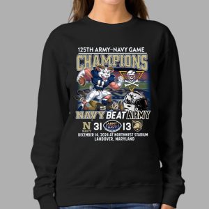 125th Army Navy Game Champions Navy Beat Army Shirt